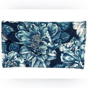 Handmade Vera Wang–Inspired Quilted Floral Wallet / Clutch